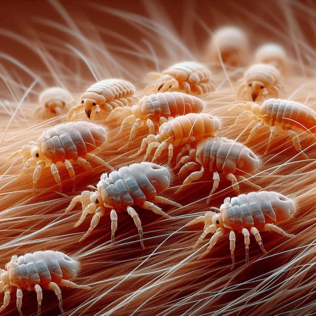 Infestation de puces